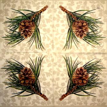 156 Christmas Flowers - 3-ply - Ambiente